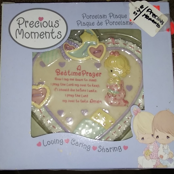 Precious Moments porcelain plaque